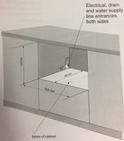 Award Compact Built-in Dishwasher 55cm 6 Place Setting Integrated