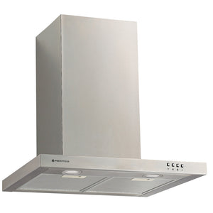 Parmco T Model Low Profile Rangehood 60cm 1,000m3/h. max extraction Stainless Steel with Push Button Control