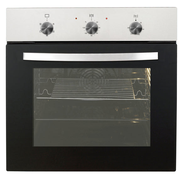 Vision Built-in Electric Oven 60cm 5 Function 60L Stainless Steel - Buyrite Appliances
