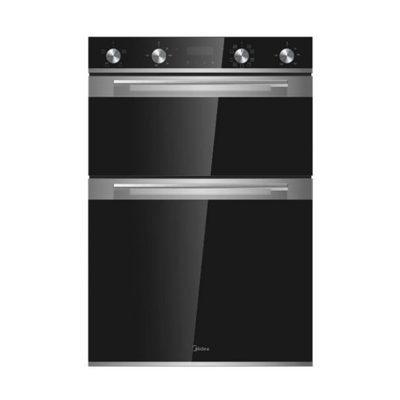 Midea Built-in Electric Double Oven 60cm 4+9 Function 35L+70L Stainless Steel - Buyrite Appliances