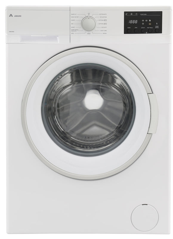 Award Front Loading Washing Machine 15 Programs 8kg White - Buyrite Appliances