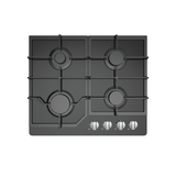 Midea Gas Cooktop 60cm 4 Burner Black Glass