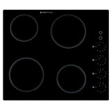 Parmco Ceramic Cooktop 60cm Black Glass with Knobs - Buyrite Appliances