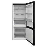 Award Bottom Mount Fridge/ Freezer 452L Black Steel