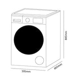 Parmco Front Loading Washing Machine 16 Programs 10kg White - Buyrite Appliances