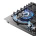 Midea Gas Cooktop 60cm 4 Burner Black Glass with Timer