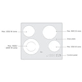 Midea Ceramic Cooktop 60cm Black Glass with Touch Control