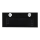 Parmco Powerpack Rangehood 75cm 1,000m3/h max. extraction Black with Push Button Control
