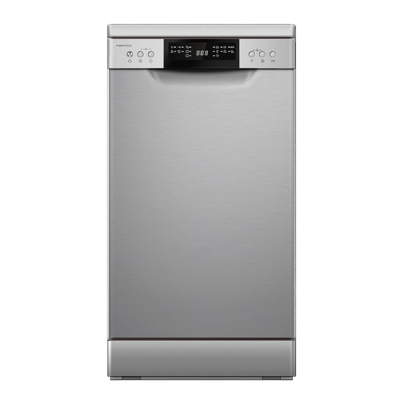 Parmco Freestanding Slimline Dishwasher Economy Plus 45cm 10 Place Settings Stainless Steel - Buyrite Appliances