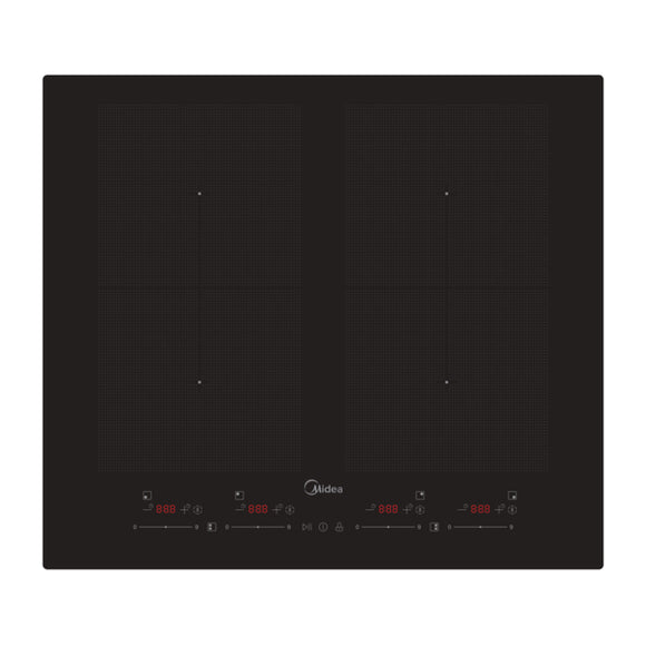 Midea Induction Cooktop 60cm Freezone Black Glass