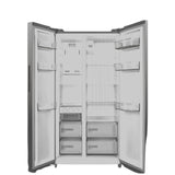 Midea Side by Side Fridge/ Freezer 90cm 584L Stainless Steel
