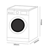 Parmco Front Loading Washing Machine 15 Programs 8kg White
