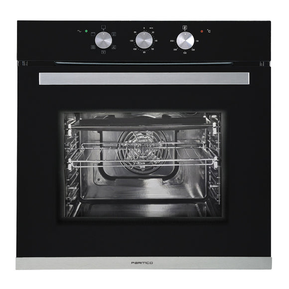 Parmco Built-in Electric Oven 60cm 5 Function 80L Stainless Steel - Buyrite Appliances