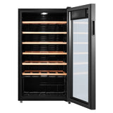 Midea Wine Cooler 93L Capacity Black Glass