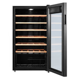 Midea Wine Cooler 93L Capacity Black Glass