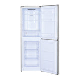 Parmco Bottom Mount Fridge/ Freezer 253L Stainless Steel with Reversible Door