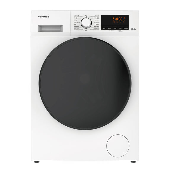 Parmco Front Loading Washing Machine 16 Programs 10kg White