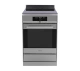 Parmco Freestanding Electric Stove with Induction Cooktop 60cm Stainles Steel
