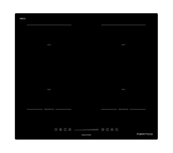 Parmco Induction Cooktop 60cm Zoneless Black Glass