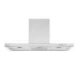 Parmco Canopy Rangehood 60cm 500m3/h max. extraction Black with Push Button Control