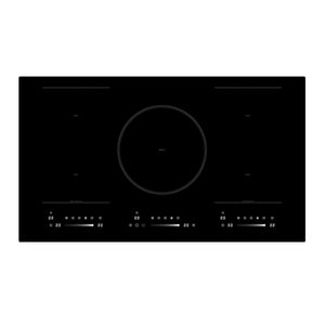 Parmco Induction Cooktop 90cm Zoneless Black Glass with Slide Control