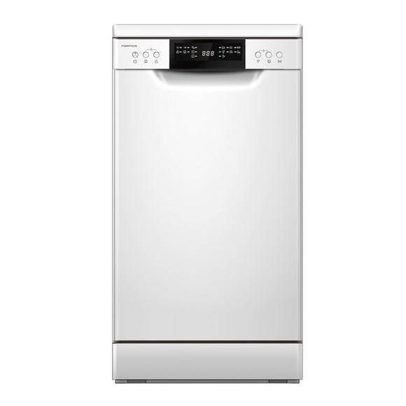 Parmco Freestanding Slimline Dishwasher Economy Plus 45cm 10 Place Settings White - Buyrite Appliances
