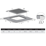 Midea Ceramic Cooktop 60cm Black Glass with Touch Control
