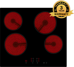 **3 YEAR WARRANTY** Polo Ceramic Cooktop 60cm Black Glass with Touch Control