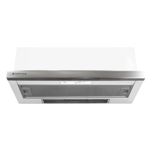 Parmco Slide Out Rangehood 60cm 440m3/h max. extraction White with Slide Control - Buyrite Appliances