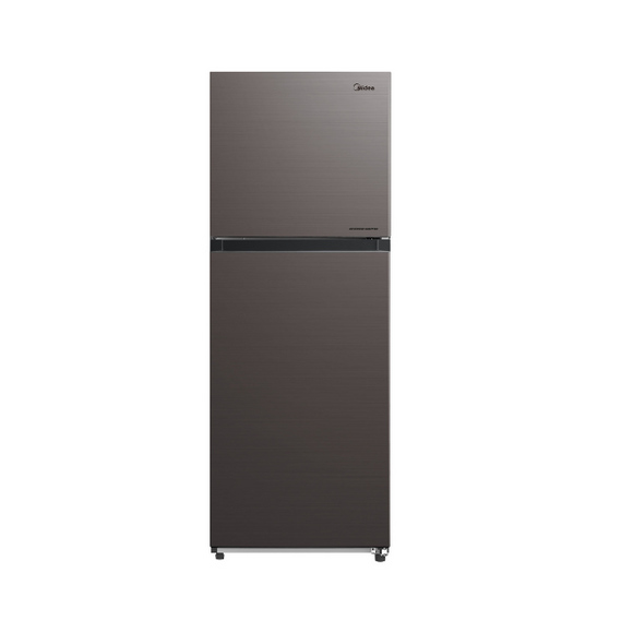Midea Top Mount Fridge/ Freezer 236L Grey Stainless Steel Frost Free - Buyrite Appliances