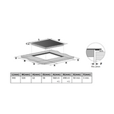 Midea Induction Cooktop 60cm 4 Zones Black Glass