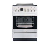 Parmco Freestanding Electric Stove with Ceramic Cooktop 60cm Stainles Steel