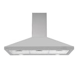 Parmco Canopy Rangehood 90cm 700m3/h max. extraction Stainless Steel with Push Button Control