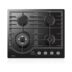 Midea Gas Cooktop 60cm 4 Burner Black Glass with Timer