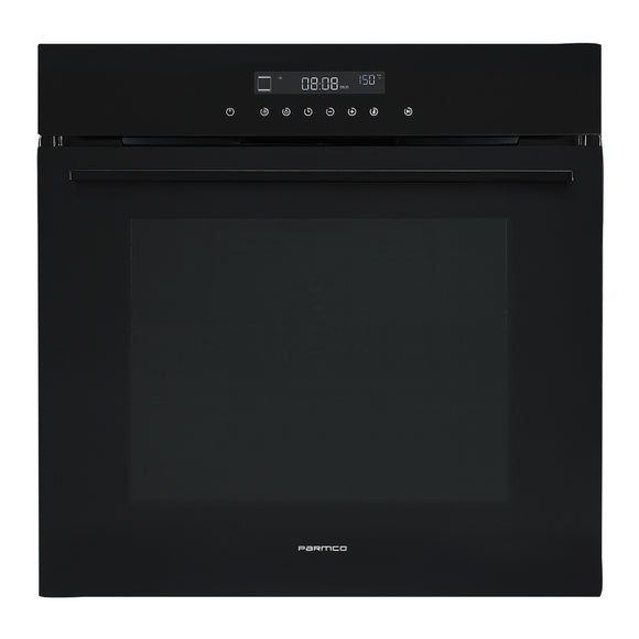 Parmco Built-in Electric Pyrolytic Oven 60cm 12 Function 80L Black