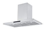 Award Low Noise Canopy Hood 90cm 900m3/h max. extraction Stainless Steel with Touch Control