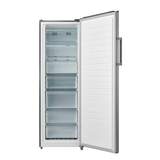 Midea Vertical Fridge/ Freezer Dual Model 238L Stainless Steel