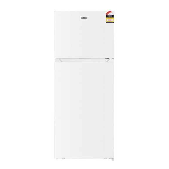 Midea Imprasio Top Mount Fridge/ Freezer 415L White with Reversible Door - Buyrite Appliances