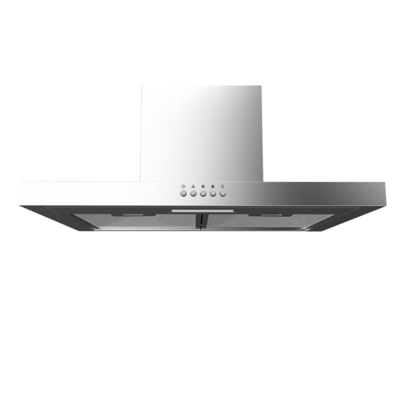 Midea T Model Rangehood 60cm 340m3/h max. extraction Stainless Steel with Push Button Control