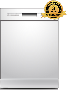 **3 YEAR WARRANTY** Polo Freestanding Dishwasher 60cm 12 Place Setting Stainless Steel
