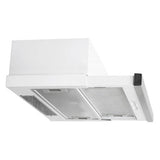 Parmco Slide Out Rangehood 60cm 440m3/h max. extraction White with Slide Control - Buyrite Appliances