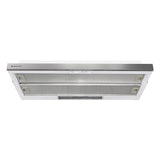 Parmco Slide Out Rangehood 90cm 440m3/h max. extraction White with Slide Control