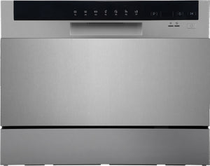 Award Compact Dishwasher 55cm 6 Place Setting Silver