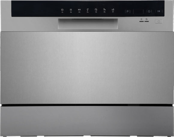 Award Compact Dishwasher 55cm 6 Place Setting Silver