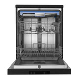 Parmco Freestanding Dishwasher 60cm 15 Place Setting Black