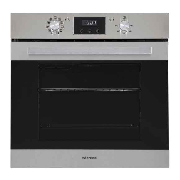 Parmco Built-in Electric Oven 60cm 10 Function 80L Stainless Steel