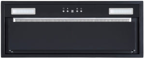 Award Powerpack Rangehood 70cm 800m3/h. max extraction Black with Soft Touch Controls