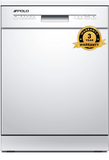 **3 YEAR WARRANTY** Polo Freestanding Dishwasher 60cm 12 Place Setting Stainless Steel