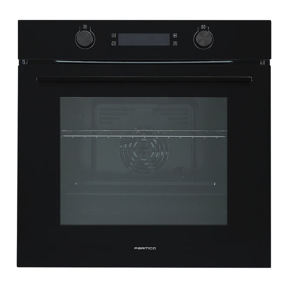 Parmco Built-in Electric Oven 60cm 12 Function 80L Black incl. Air Fry