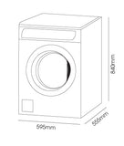 Parmco Front Vented Dryer 4 Programs 7kg White